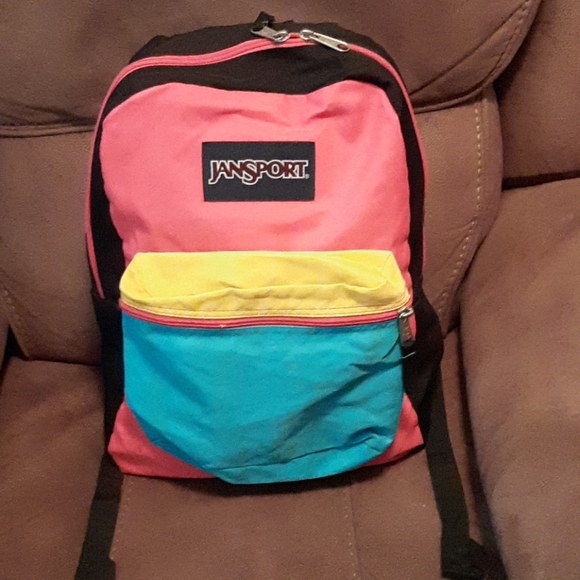 multi colored jansport backpacks